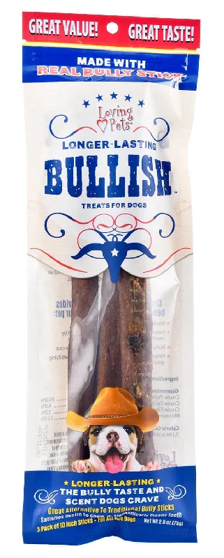 3-pk 10" Bullish Treat Sticks