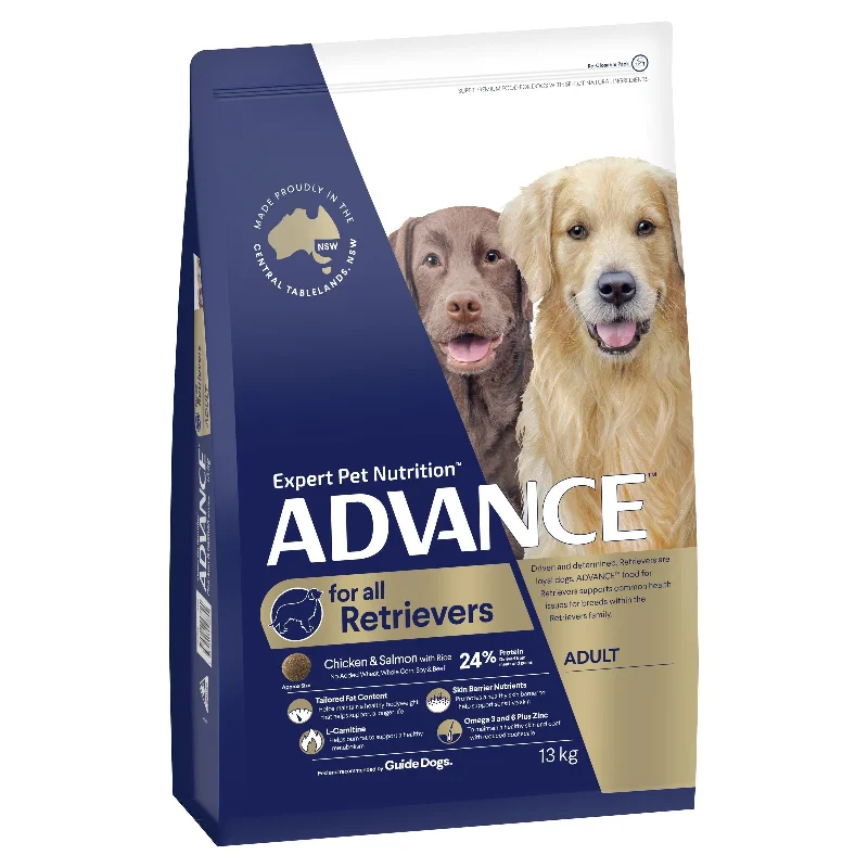 Advance Chicken and Salmon Retrievers Adult Dog Dry Food 13kg