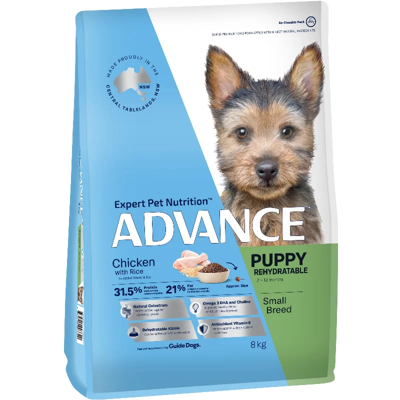 Advance Chicken and Rice Small Breed Puppy Rehydratable Dry Food 8kg