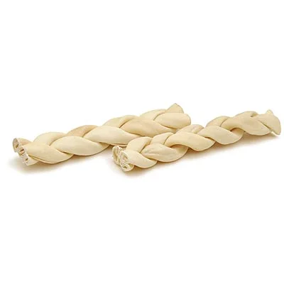 Braided Rawhide Sticks, 2 Count