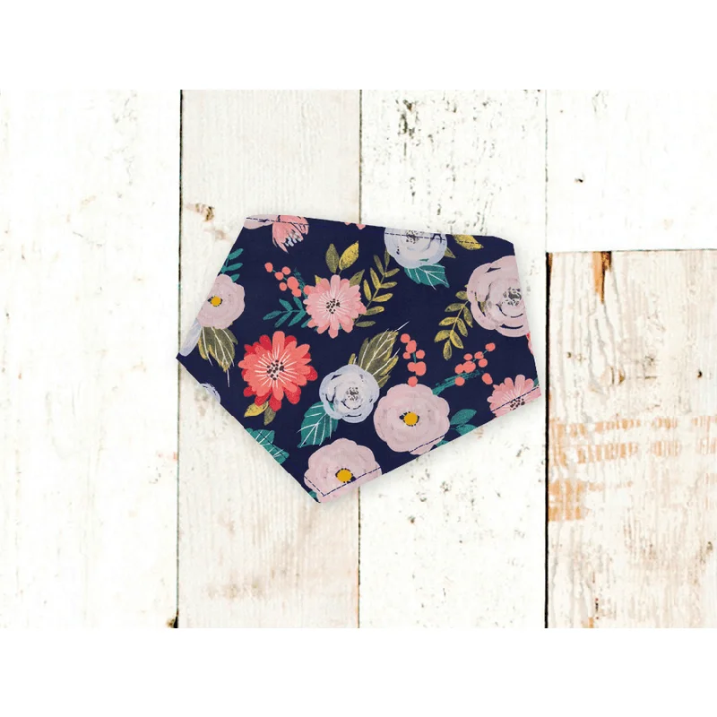 BibbyBubby - Navy Floral Bandana