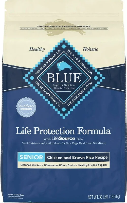 Blue Buffalo Life Protection Natural Chicken & Brown Rice Recipe Senior Dry Dog Food