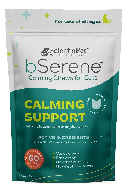 bSerene Calming Support Chews for Cats