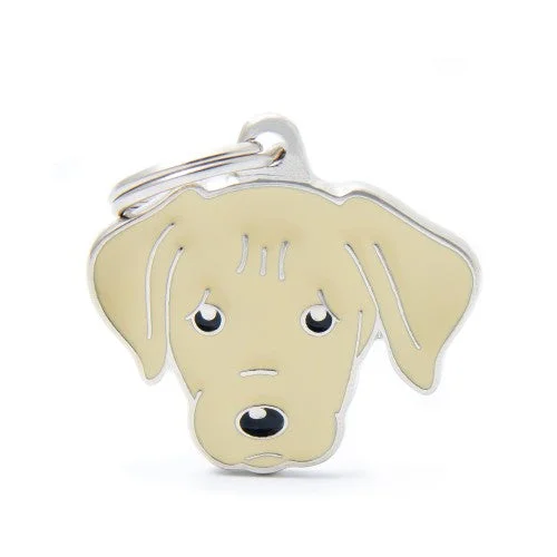 Cream Labrador ID Tag