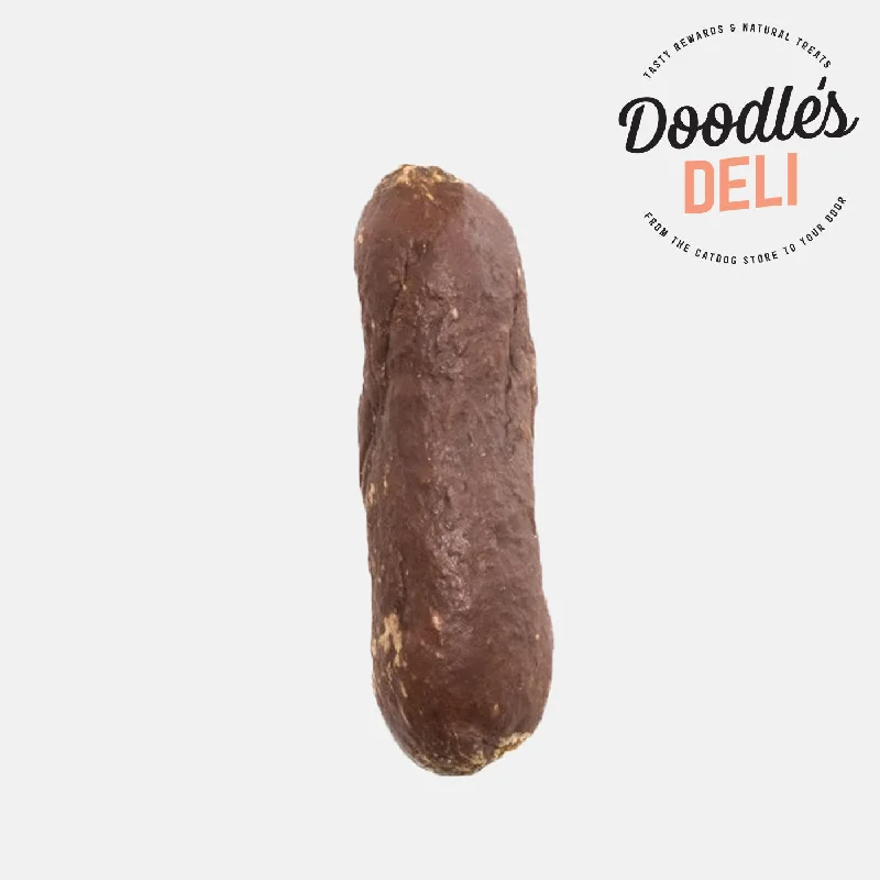 Doodles Deli Air Dried Pure Venison Cocktail Sausage GF 1KG