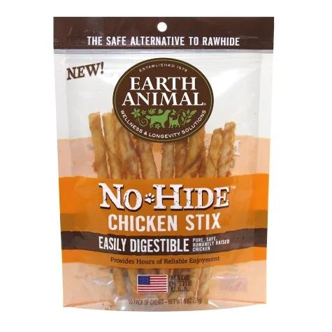 Earth Animal No Hide 10 Pack Chicken Stix