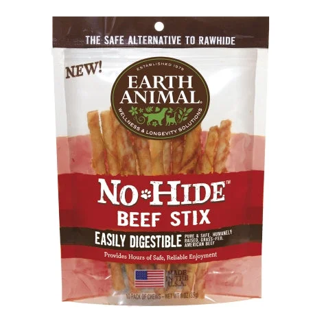 Earth Animal No Hide Beef Stix 10pk