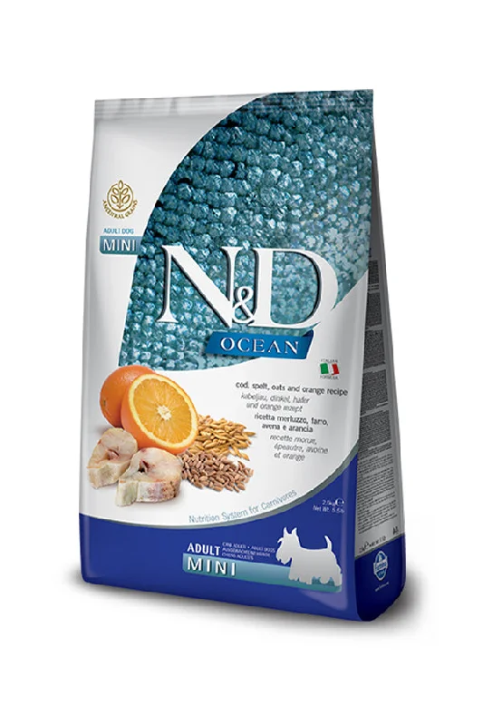 Farmina Ocean Cod Spelt Oats Mini Dry Dog Food