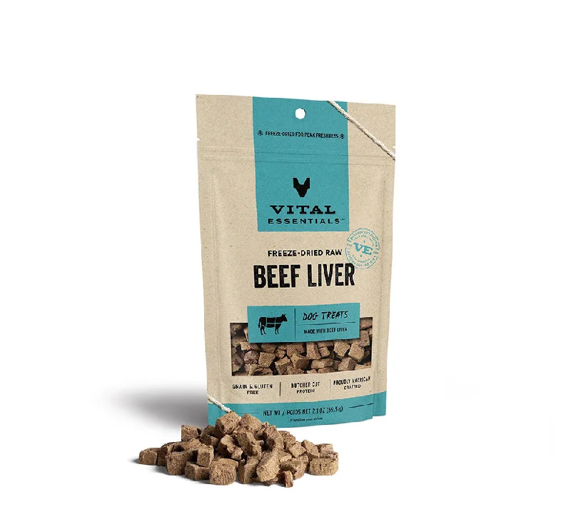 Freeze Dried Beef Liver Treats, 2.1oz