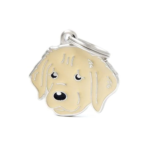 Golden Retriever ID Tag