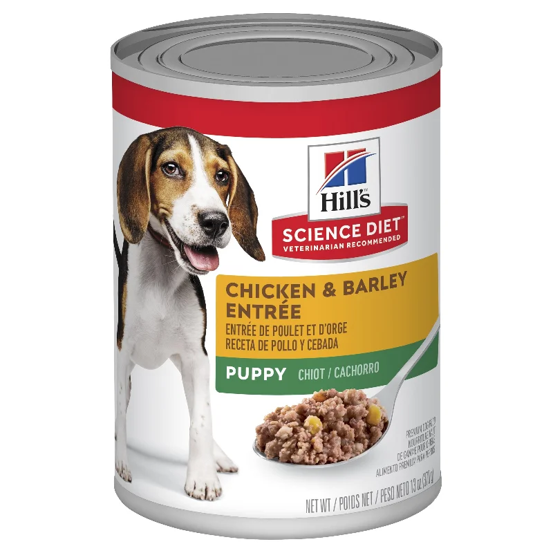 Hills Science Diet Puppy Chicken and Barley Entree Canned Dog Food 370g