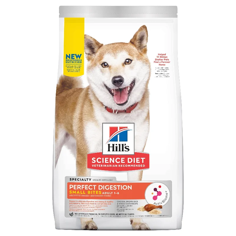 Hills Science Diet Perfect Digestion Small Bites Dry Dog Food 1.59kg***