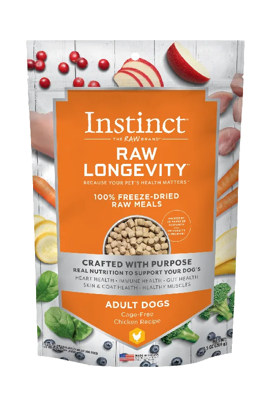 Instinct Longevity Chicken Bites Freeze Dried Dog Food