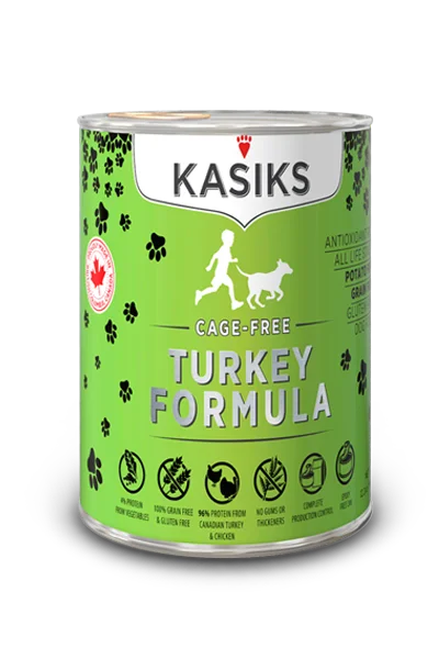 Kasiks Cage-Free Turkey Wet Dog Food