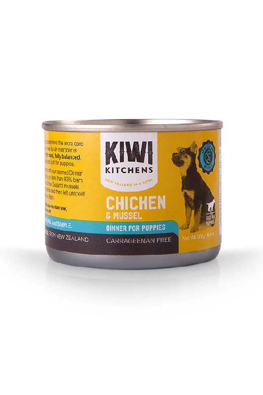 Kiwi Kitchen Chicken Mussels Puppy Canned Food