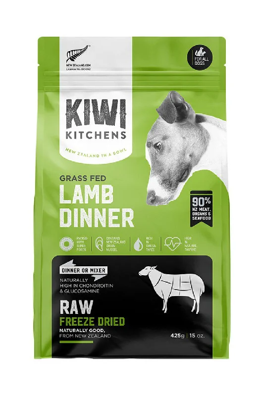 Kiwi Kitchens Raw Freeze Dried Lamb Dog Food