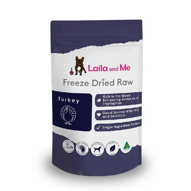 Laila & Me Freeze Dried Raw Turkey Dog and Cat Treats 60g