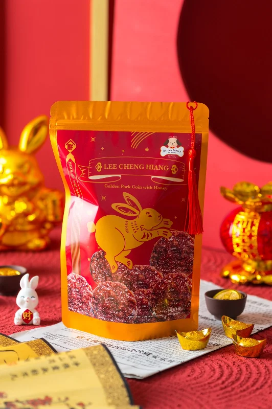 Lee Cheng Hiang Golden Pork Coin With Honey Dog Treats