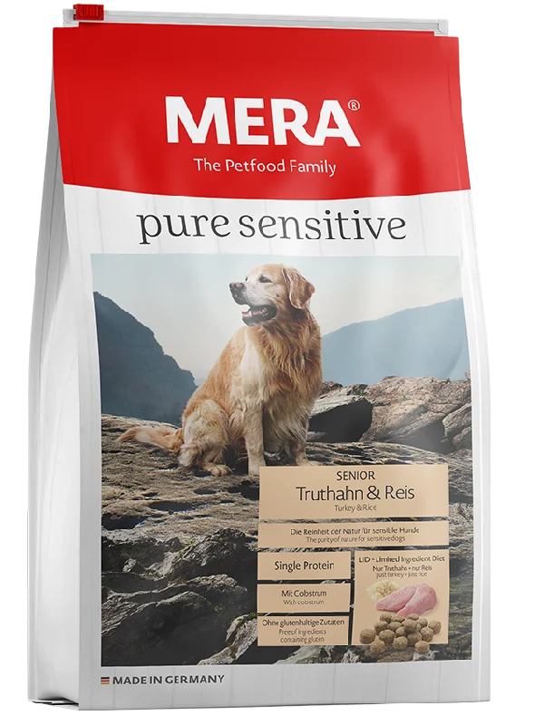 Mera Pure Sensitive Senior - TURKEY & RICE - GLUTEN-FREE