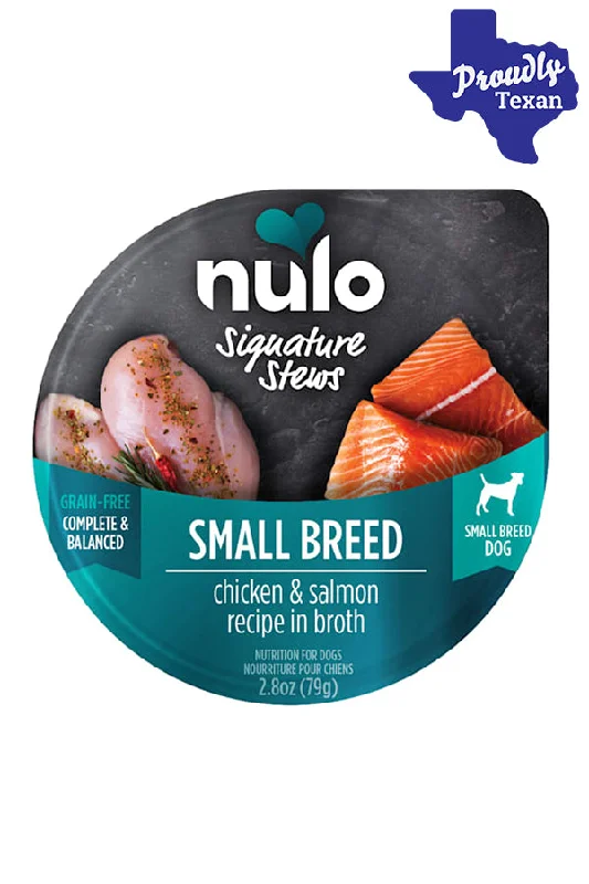 Nulo Small Breed Chicken and Salmon Stew signature Dog Food Cups