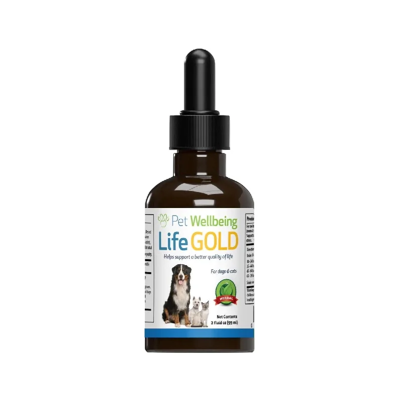 Pet Wellbeing Life Gold Immune Supplement 2oz