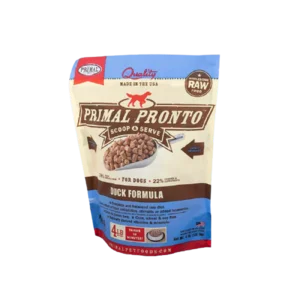 Primal Raw Frozen Pronto Duck Formula 4lbs for Dogs