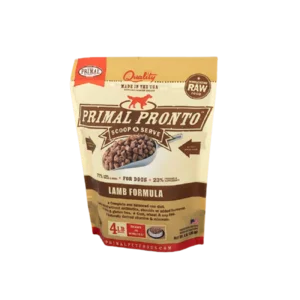 Primal Raw Frozen Pronto Lamb Formula 4lbs for Dogs