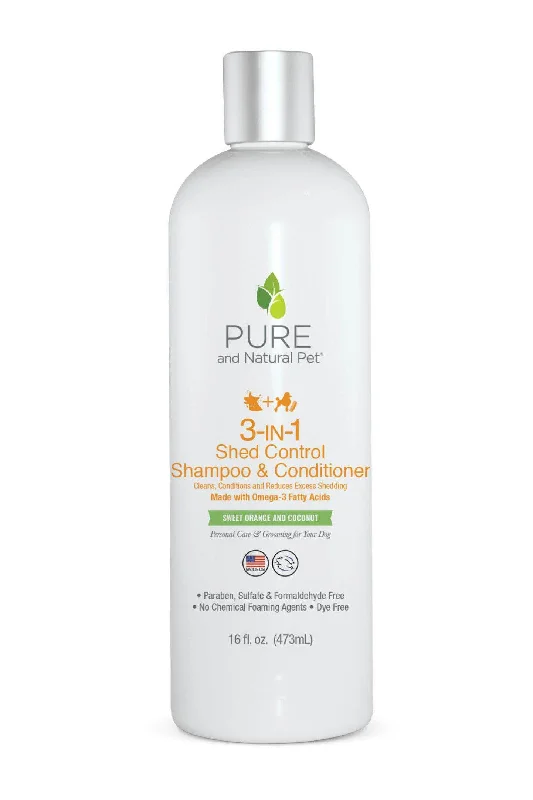 Pure & Natural Shed Control Organic Dog Shampoo & Conditioner