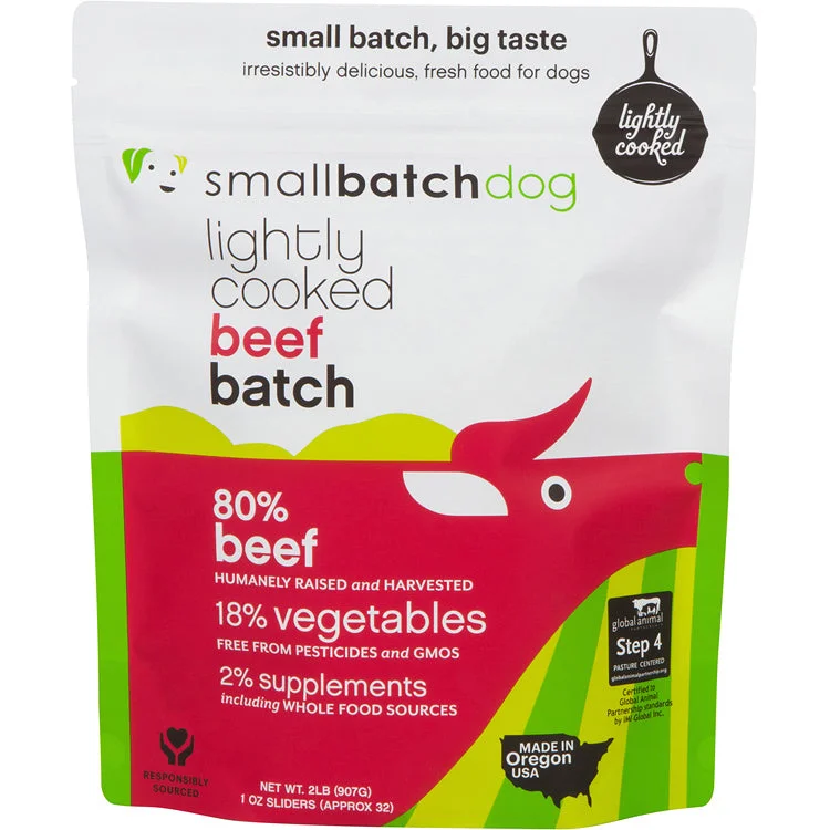 SmallBatch Dog Lightly Cooked Beef Batch Formula