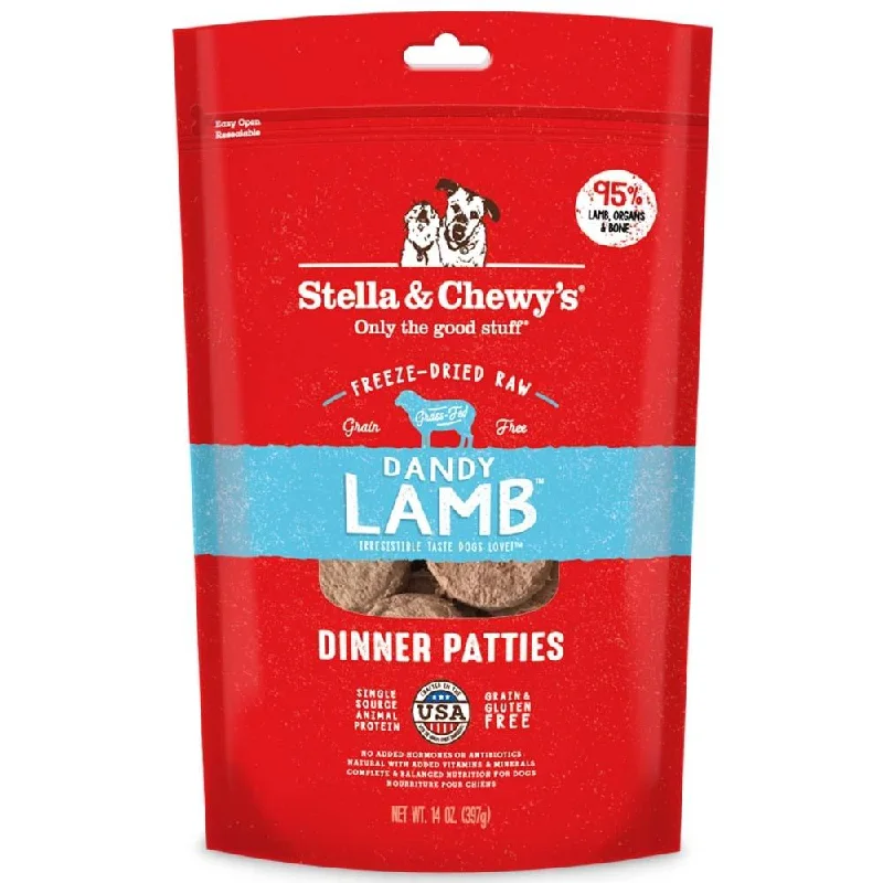 Stella & Chewy's Freeze-Dried Raw Dinner Patties for Dogs - Dandy Lamb Recipe