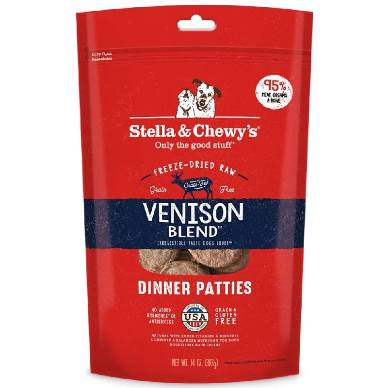 Stella & Chewy's Venison Blend Dinner Patties Freeze Dried Dog Food