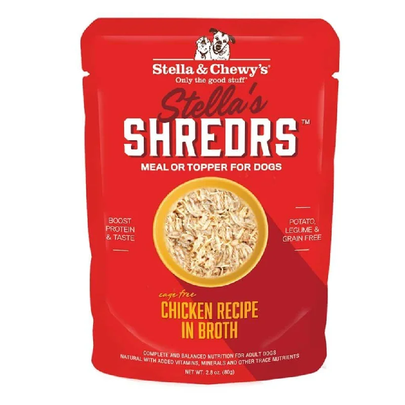 Stella & Chewy's Stella's Shredrs for Dogs - Chicken Recipe in Broth