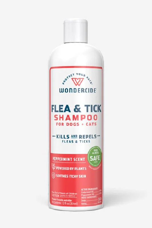 Wondercide Flea and Tick Peppermint Shampoo for Dogs and Cats