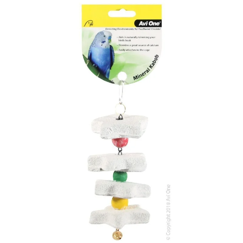 Avi One Bird Toy Mineral Star Kabob Medium