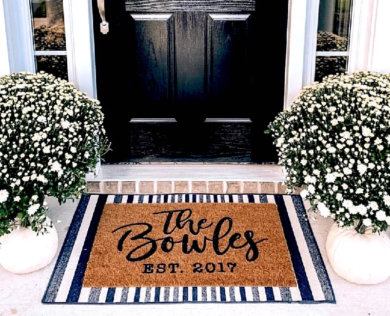 Custom Last Name Doormat