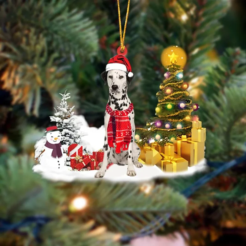 Dalmatian Christmas Ornament SM030