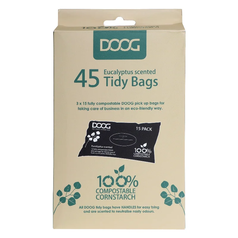 Doog Compostable Dog Poop Bags 45 Pack