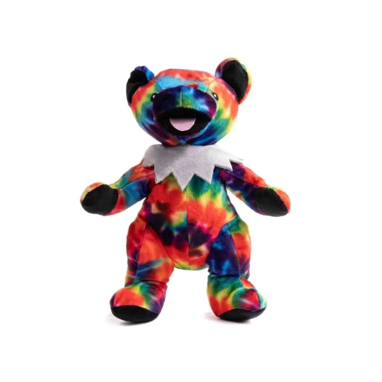 Grateful Dead Bear Tie Dye Dog Toy