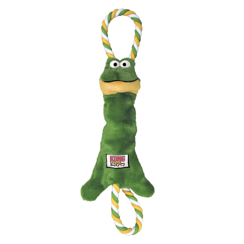 KONG Tugger Knots Frog Medium/Large Dog Toy