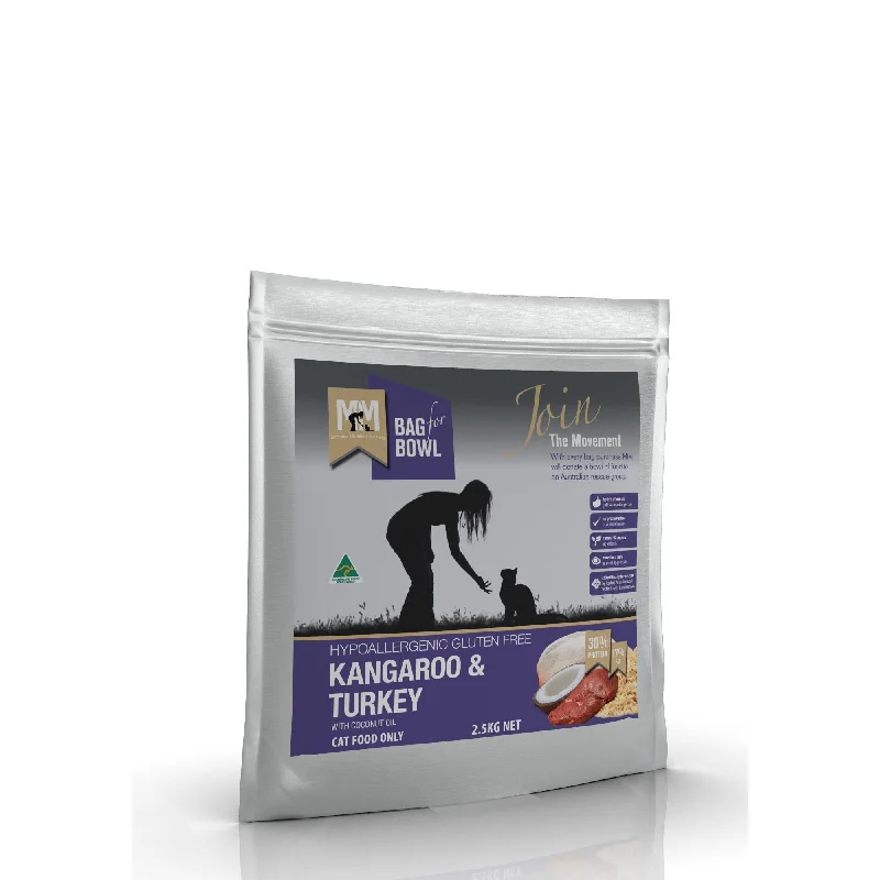 Meals for Meows Kangaroo and Turkey Dry Cat Food 2.5kg