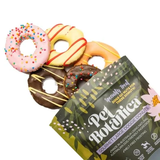 Pet Botanica Gourmet Doggy Donuts Large Dog Treats 5 Pack