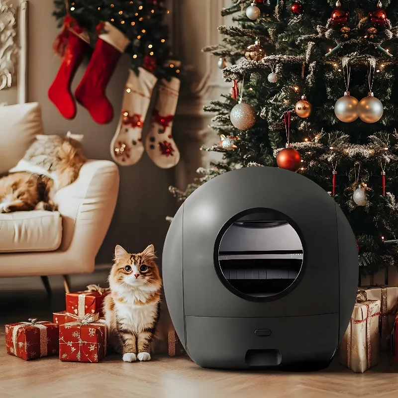 🎅Spaceship 2 Automatic Litter Box🎄