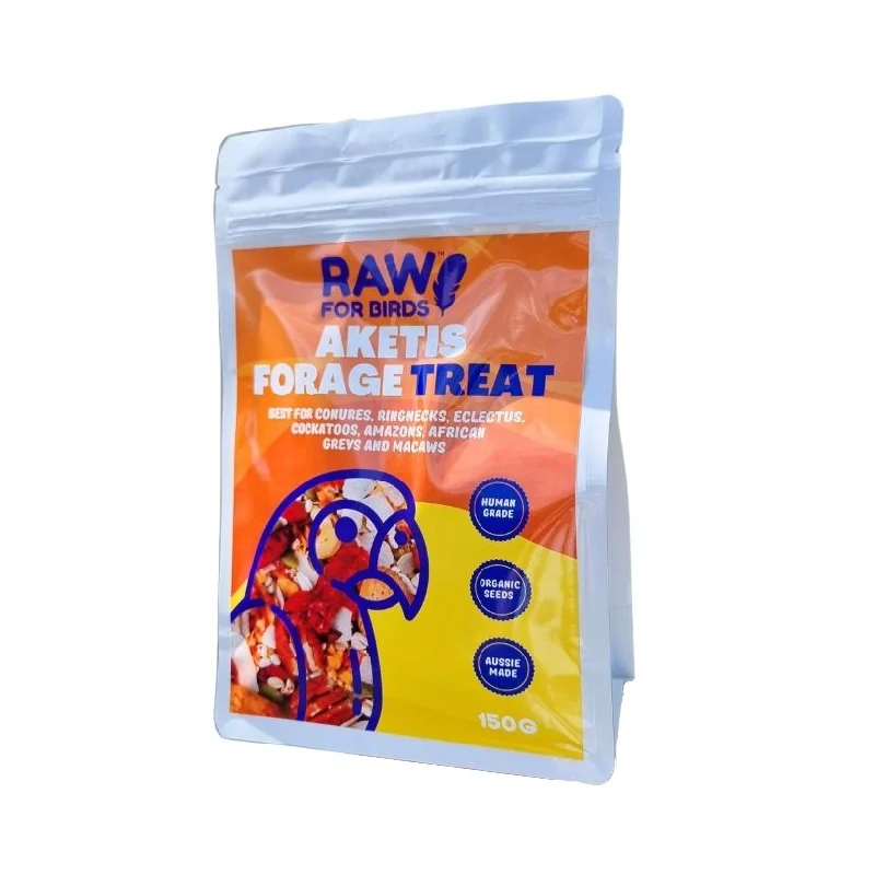 Raw for Birds Aketis Forage Treat Blend 150g