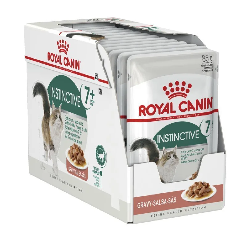 Royal Canin Cat Instinctive 7+ with Gravy Wet Food Pouches 85g x 12