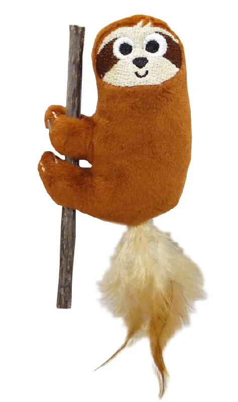 Refillable Sloth Silvervine Stick Cat Toy