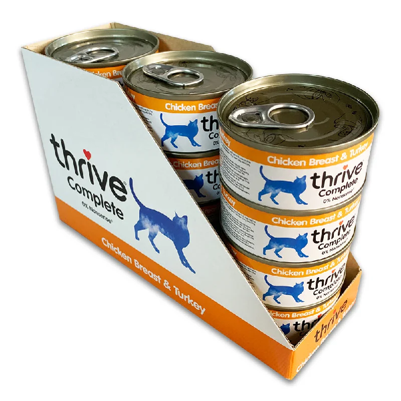 Thrive Cat Wet Food Chicken and Turkey 75g x 12