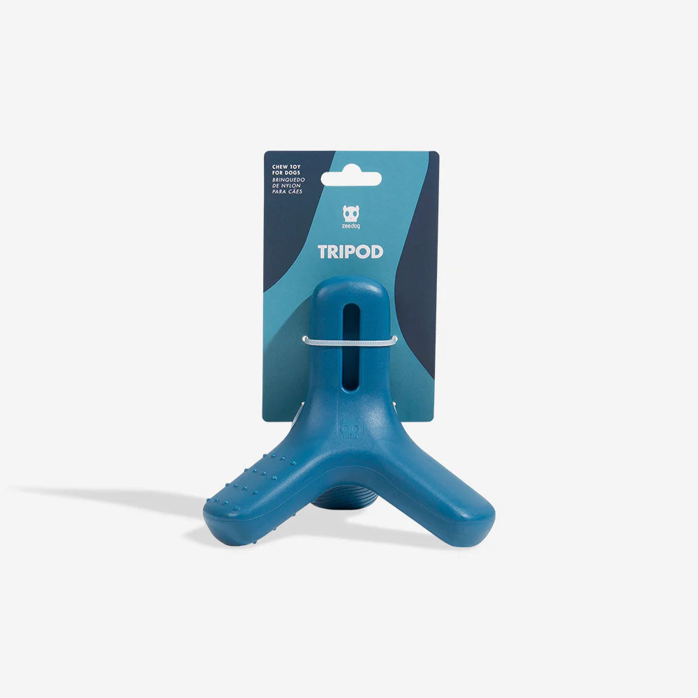 Zee.Dog Durable Nylon Tripod Dog Toy Large