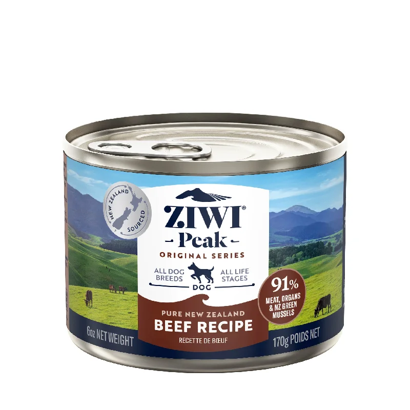 ZIWI Peak Wet Beef Recipe Dog Food 170g x 12