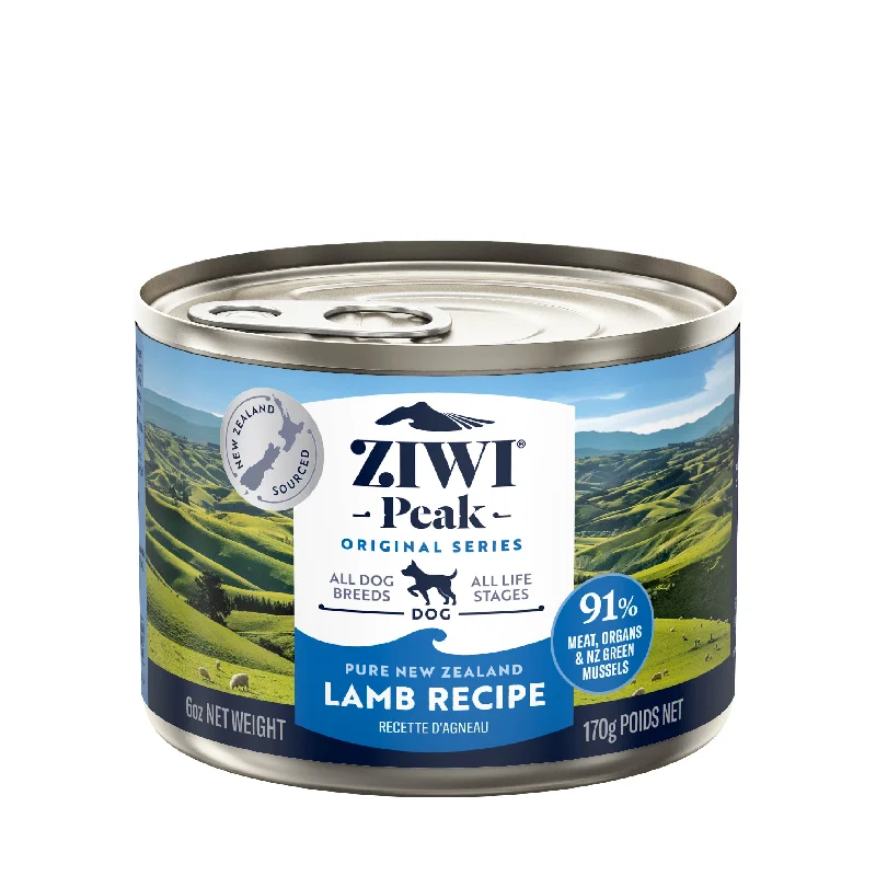 ZIWI Peak Wet Lamb Recipe Dog Food 170g x 12